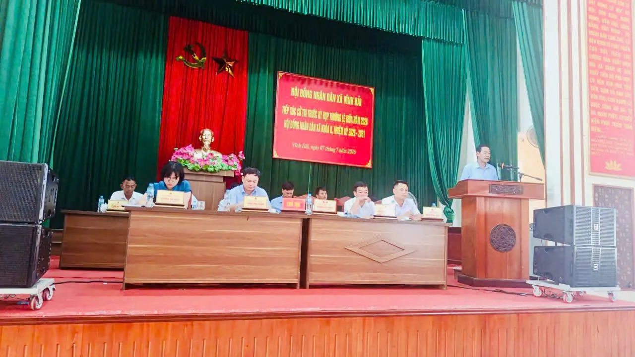 Hội đồng nhân dân xã Vĩnh Hải tổ chức tiếp xúc cử tri trước kỳ họp thường lệ giữa năm 2026 HĐND xã khóa II, nhiệm kỳ 2026 - 2031 6